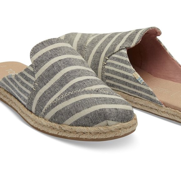Toms Shoes - TOMS STRIPPED SLIP ON SHOES